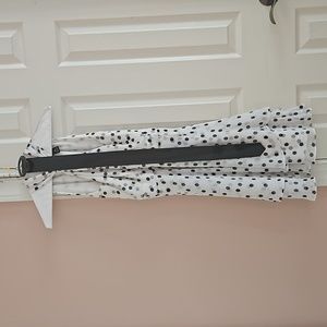 WHBM Black and White Dress